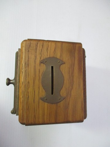 POSTAL ORIGINALS From The Knothole Vintage Post Office Box Door Wooden Bank - Picture 5 of 12