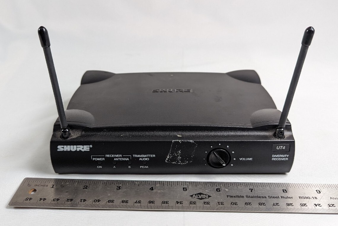 Shure UT4 Diversity Microphone Receiver | eBay
