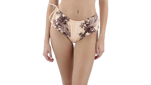 Hurley Womens Printed Side Tie Beachwear Swim Bottom only Separates Size S New - Picture 3 of 3