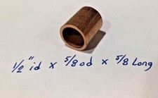 Oilite Bushing Bronze 1/2 id x 5/8 od x 5/8 long Bearing bush sleeve brass