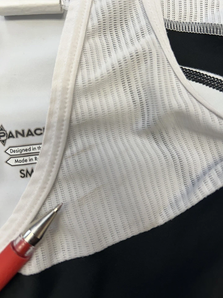 PANACHE 骑行围兜男式黑色/白色 S 码 — 第 4/4 张图片