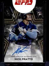 2023 Topps #BSA-NP Nick Pratto Rookie Baseball Stars Autographs Black