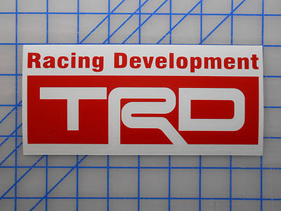 TRD Racing Development Sticker Decal 5.5'' 7.5'' 11'' Tundra Tacoma FJ AE86 Celica
