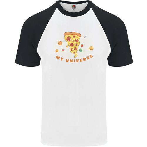 Mi Universo De Pizza Camiseta De Béisbol Divertida Para Hombre S/S - Picture 10 of 43