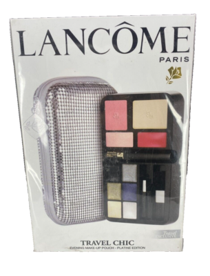 Lancome Travel Chic Evening Makeup Pouch Platine Edition Travel