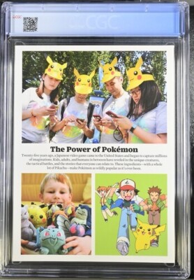 2025 pokemon april special collectible trading cards Time Special Pokemon 2025 Charizard Cover CGC 9.8 - First Print