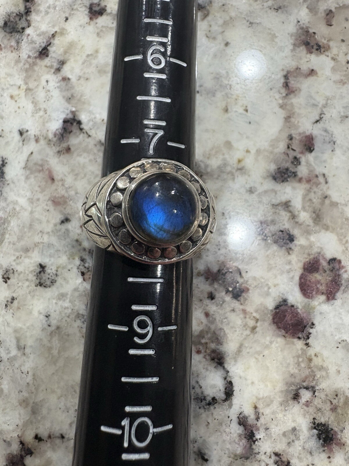 Fire Laborite Solid 925 Sterling Silver  Women's … - image 3