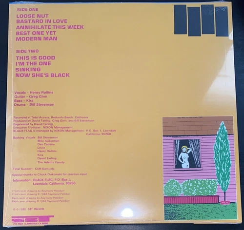 BLACK FLAG LOOSE NUT VINYL LP SST RECORDS NEW SEALED MINT - Picture 2 of 2