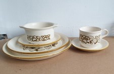 KILN CRAFT BRAMBLE DESIGN. 6 Pce Single Place Setting. See Pics & Description .