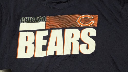Nike Chicago Bears On Field Men's Size 2XL Dri-Fit Shirt Navy Blue NFL Tee - Picture 3 of 5