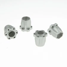 12mm Hex Hubs Extender Set 23mm Height Silver for GDS Racing Wheels Rims ONLY