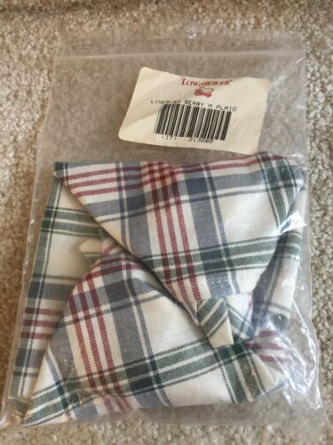 Longaberger Liner for Small Berry Basket - #213282 Market Day Plaid FREE SHIP - Afbeelding 1 van 4