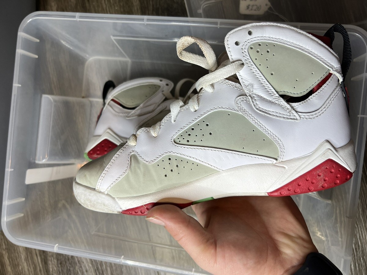 Size 5.5y - Jordan 7 Retro Hare 2015 Preowned No Box | eBay