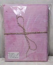 Hand Dyed Journal/Stationary Paper - Variety Lot - 50 Pgs - Pink/Coffee/Tea