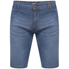 MENS DENIM SHORTS STRETCH SLIM FIT REGULAR SUMMER CASUAL HALF JEANS PANTS SIZE