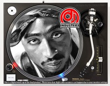 Tupac Shakur - 7"-12" DJ slipmat for LP turntable record player