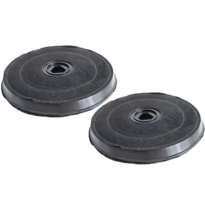 2x Aktivkohlefilter Ø230mm für Electrolux Juno Zanker Zanussi Dunstabzugshauben