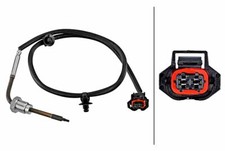 Exhaust Gas Temperature Sensor HELLA Fits CHEVROLET VAUXHALL 06-15 4817520