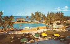Miami Florida Grand Bahama Hotel Country Club Vintage Postcard K64485