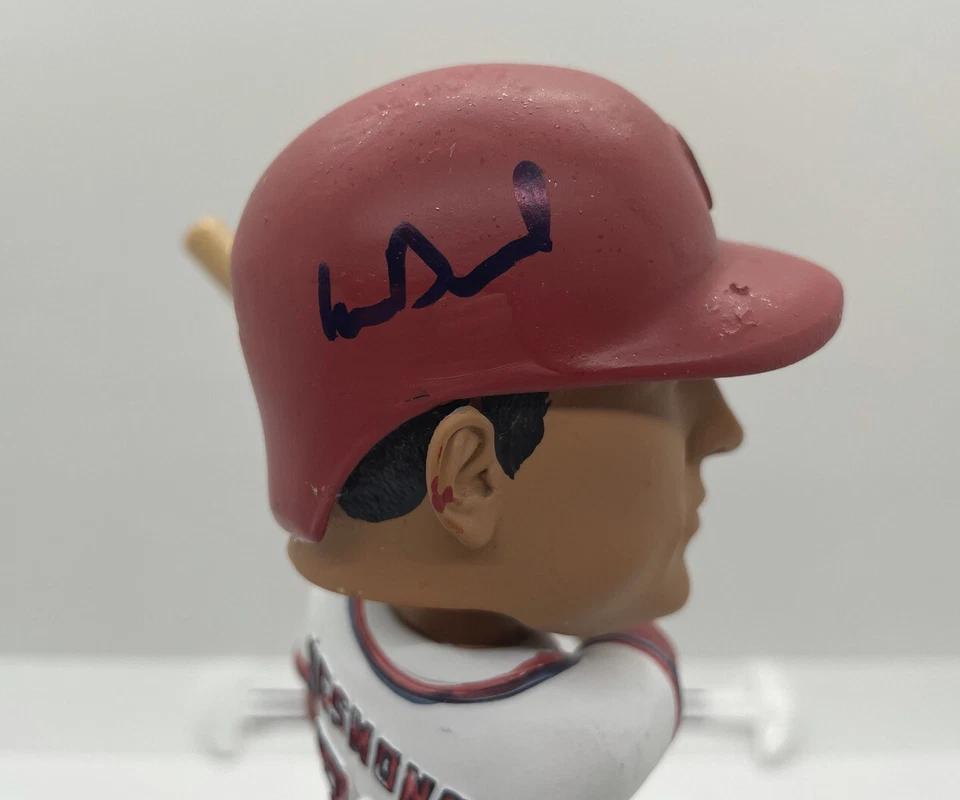 Bobblehead #2 2014 de los Nacionales de Washington Ian Desmond - autografiado Foto 3 de 4