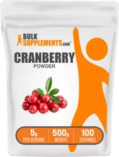 BulkSupplements Cranberry Powder - 5g per Serving