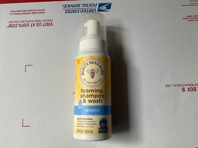 Burt's Bees Baby Sensitive Natural Foaming Shampoo and Wash 8.4 oz