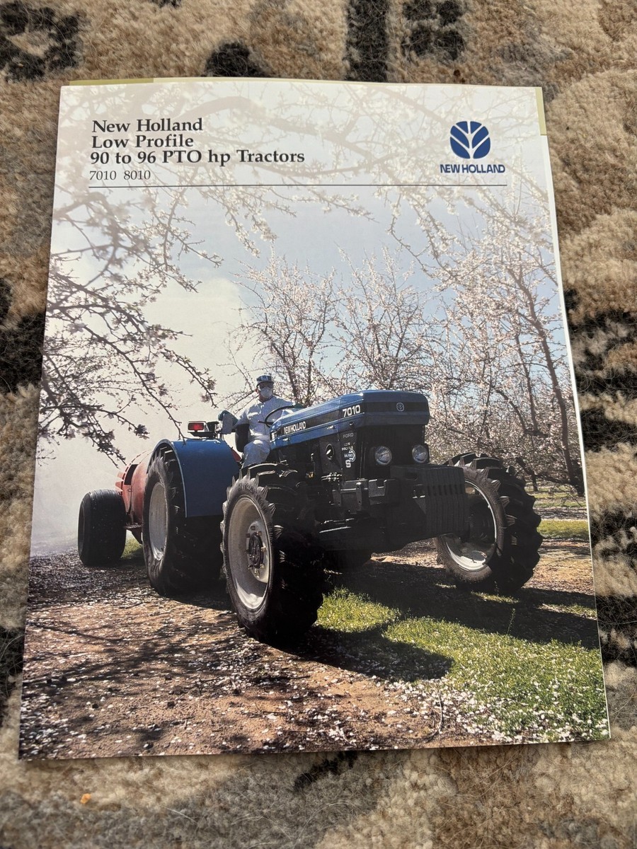 NewCOLT1200 カタログ New Holland 7010 8010 Low Profile Tractor Brochure FCCA25 | eBay