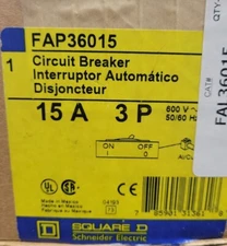 Square D FAP36015 NIB