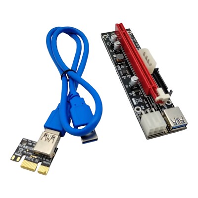 Judy-10043-Latest PCI-E GPU Riser Wered Riser Adapter Card