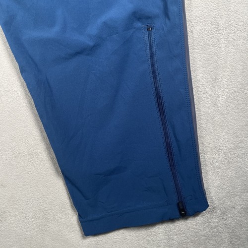 Pantalones de chándal Nike de colección para hombre M verde azulado cortavientos transpirables Y2K holgados usados en excelente estado - Imagen 6 de 10