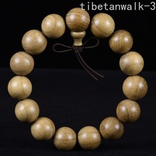 Chinese Wood Round Buddha Beads Ethnic Style Bracelet