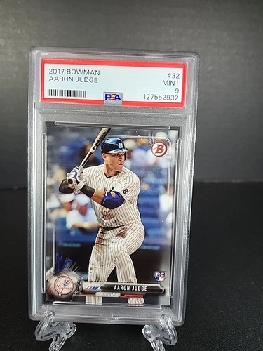 2017 BOWMAN #32 AARON JUDGE PSA 9 New York Yankees