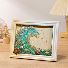 Sea Glass Art Kit, New Resin Art Kits for Adults, DIY Mosaic Kits, DIY Resin Bea