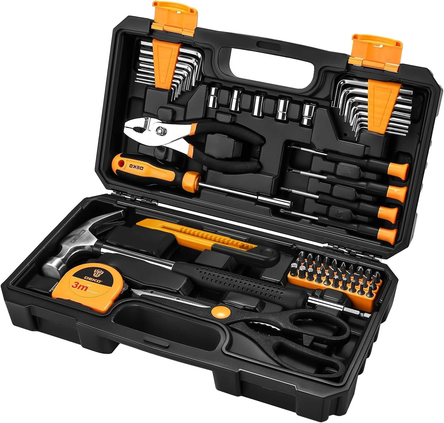DEKO TZ62 Set Di Attrezzi Kit Di Attrezzi Manuali per Uso Domestico Generale Con
