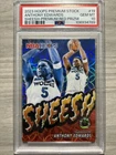 2023 NBA Hoops Premium Stock Anthony Edwards Sheesh Red Prizm #/88 PSA 10 Gem