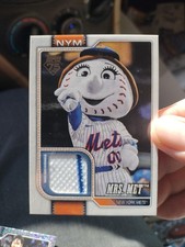 2026 Topps Celebration Series 1 #MAS-MRS -Mrs. Met Mascot Relic 2 Color Patch SP