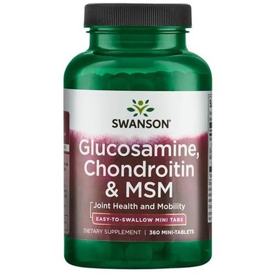 Glucosamin, Chondroitin & MSM 360 Mini-Tabletten Swanson Health Products