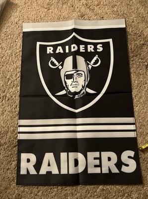 Las Vegas Raiders Logo 2 Sided 12.5 X 18'' Garden  Flag Premium FREE Shipping NEW