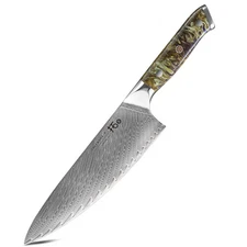 Japanese 8inch Chef Knife Japan VG10 Damascus Steel Kitchen Meat Veg Chief Knife