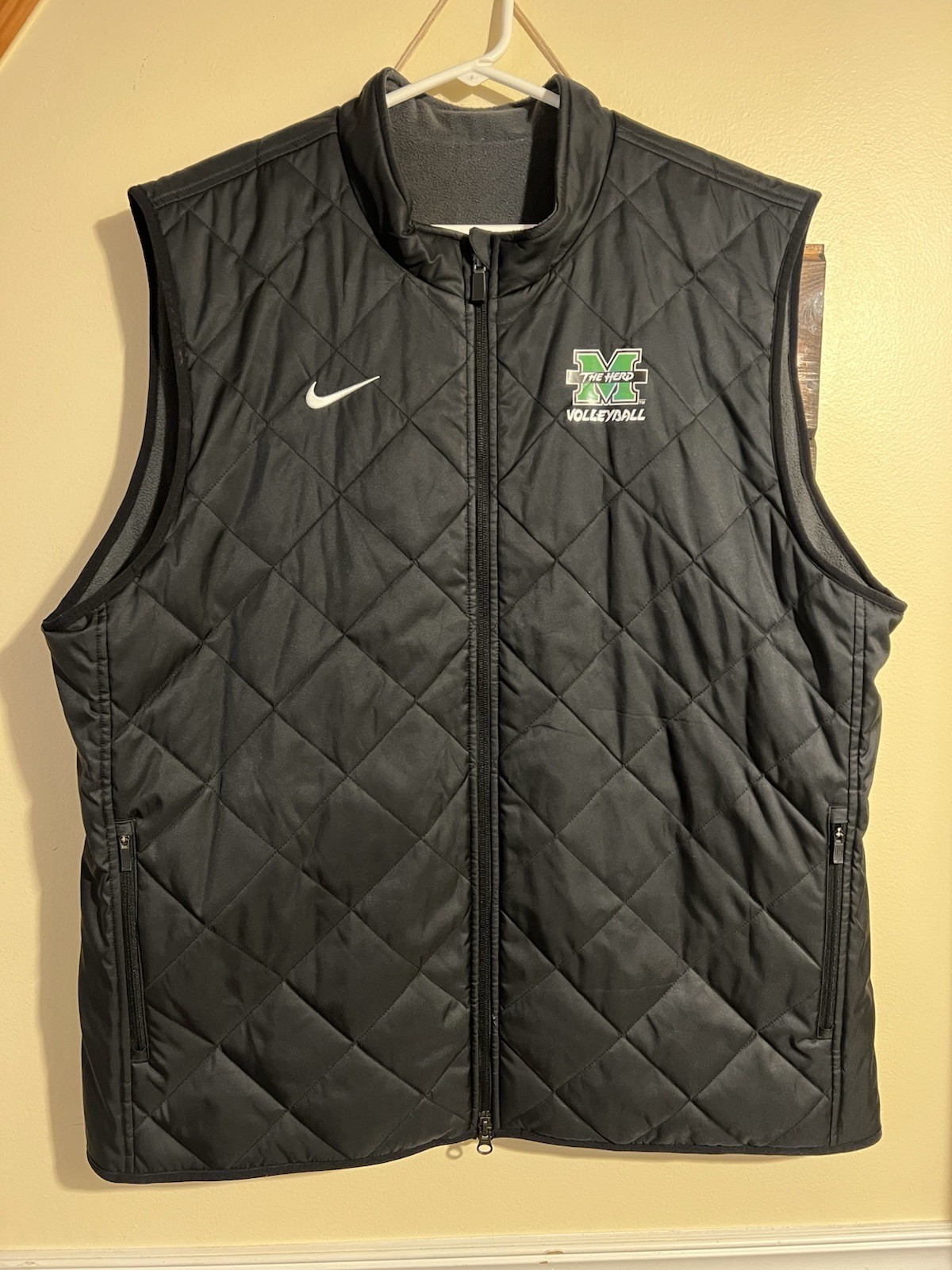 Nike Reversible Quilted Vest XL Full Zip