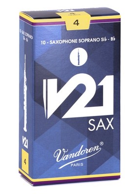 Vandoren Blätter Sopransaxophon 4 V21 (10er Karton)