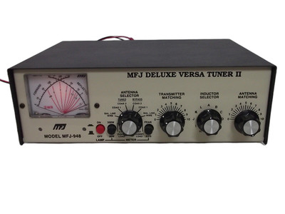 MFJ-948 Manual Antenna Tuner HF 300W PEP Tested Working Unit
