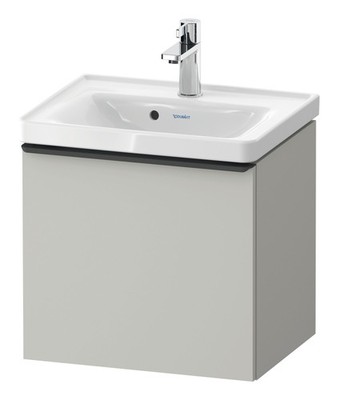 Duravit D-Neo Waschtischunterschrank mit 1 Auszug Griff Diamantschwarz Matt...