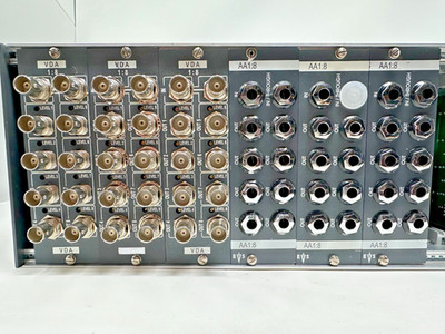 EVS Synapse 2U Rack w/ 4x VDA 1:8 Video & 3x AA1:8 Audio Distribution Modules