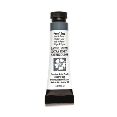 Daniel Smith Extra Fine Watercolor Paint, 5ml Tube, Payne's Gray, 284610065,