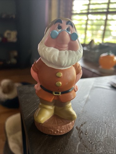 DOC Snow White & Seven Dwarfs DISNEY Rubber Squeaky Vintage - 第 1/1 張圖片