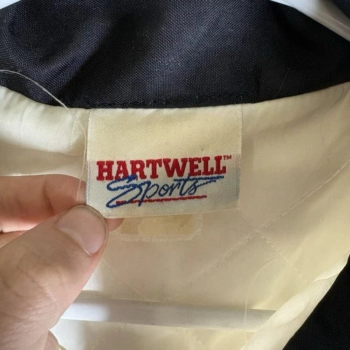 Vintage Hartwell Sports Jacket 2XL Sawtooth Splash Splatter Talon Zip 80s image 12