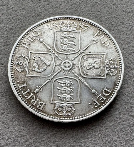 Photo of a 1887 Victoria Florin from an eBay listing that sold on Jul 7, 2026