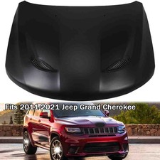 Fits 2011-2022 Jeep Grand Cherokee Srt Dual Scoop Hood Aluminum Srt8 Trackhawk