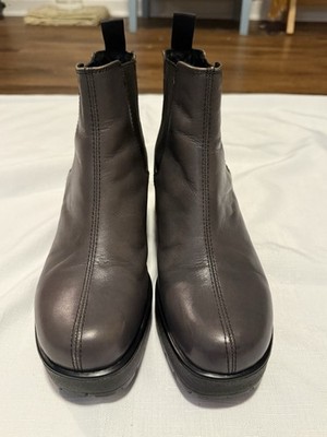 Vagabond Dioon Women's Chunky Heel Elastic Chelsea Boots in Grey (EU 39) No Box